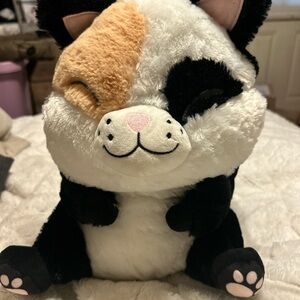 Belly Buddies Calico fat cat plush 13’